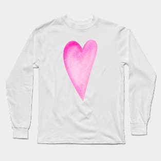 pink heart Long Sleeve T-Shirt